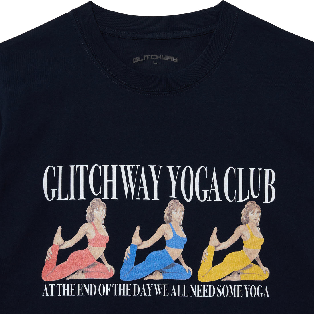 YOGA CLUB TEE (navy)