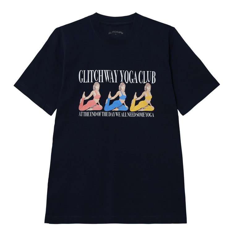 YOGA CLUB TEE (navy)