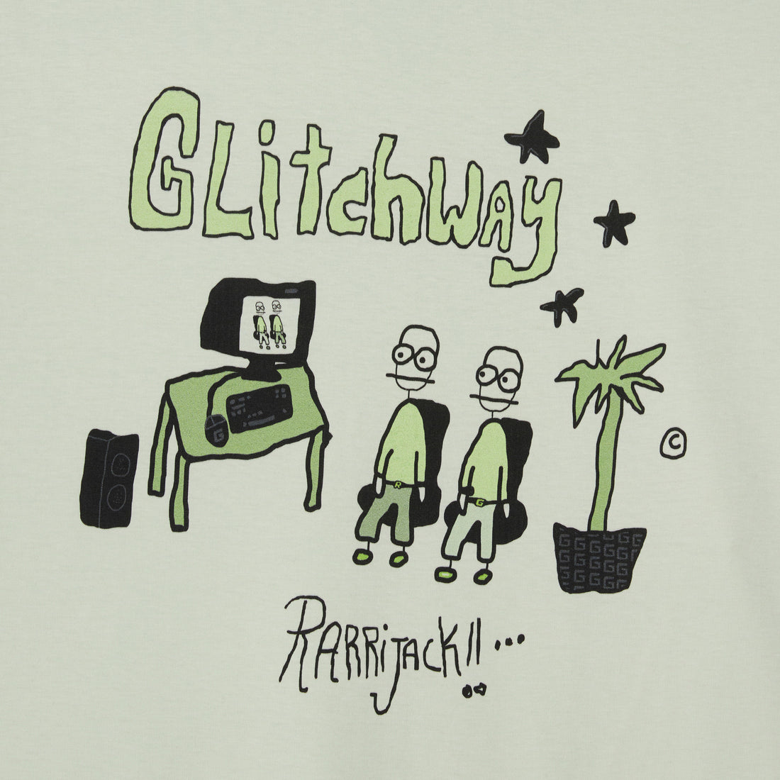 RARRIJACK PC TEE (light green)