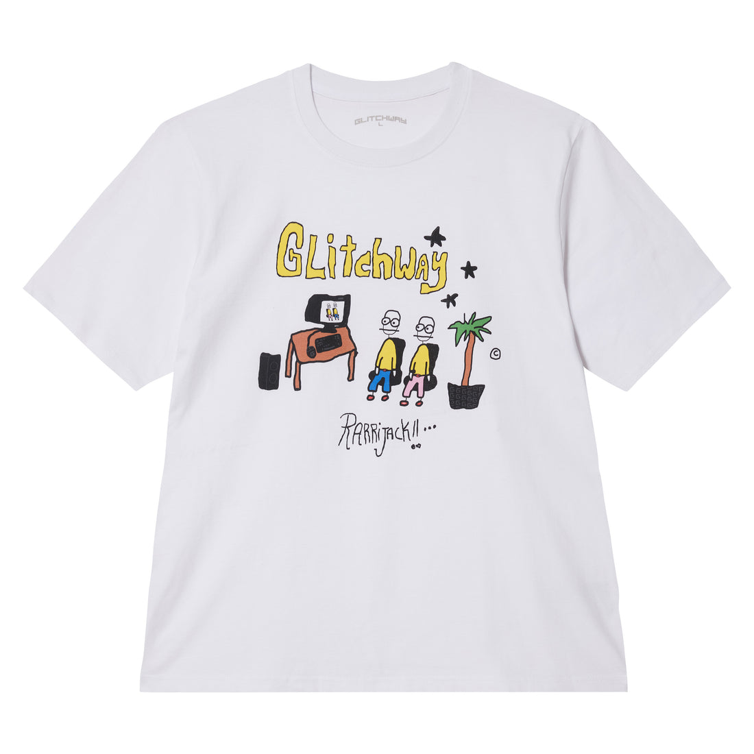 RARRIJACK PC TEE (white)