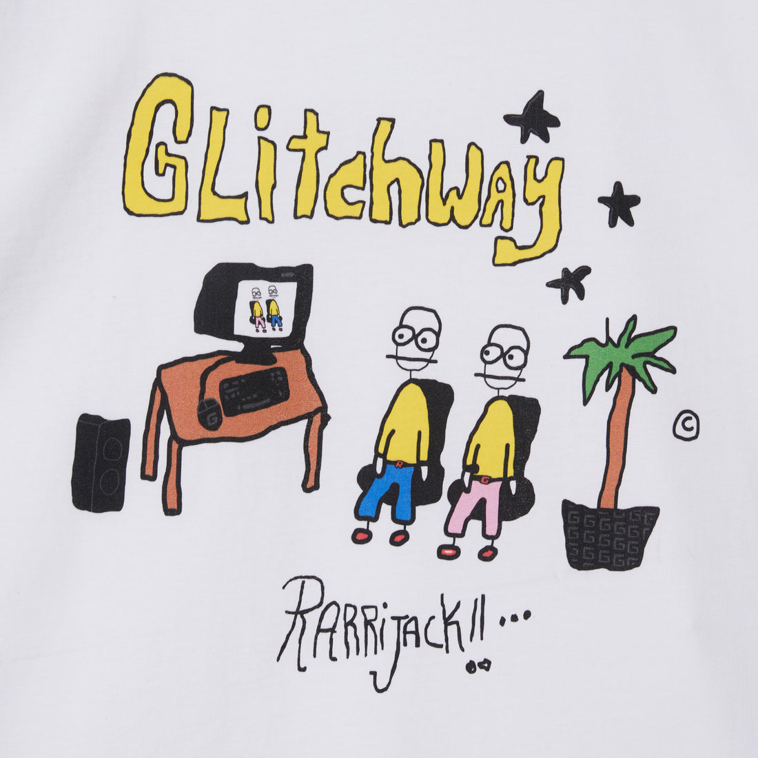 RARRIJACK PC TEE (white)
